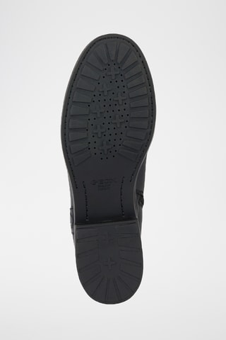 Bottines en cuir Larysse - Noir