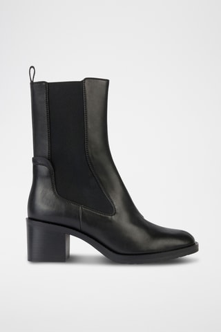 Bottines en cuir Giulila - Noir
