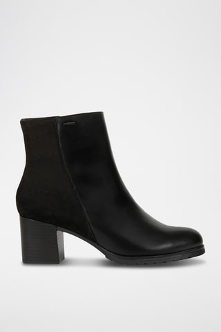 Bottines en cuir New - Noir
