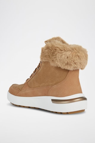 Bottines fourrées en nubuck Dalyla - Camel