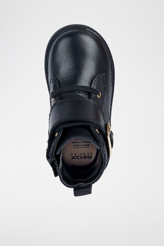 Bottines en cuir nappa Hynde - Noir