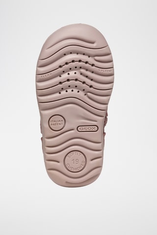 Bottines cuir Macchia - Rose poudré