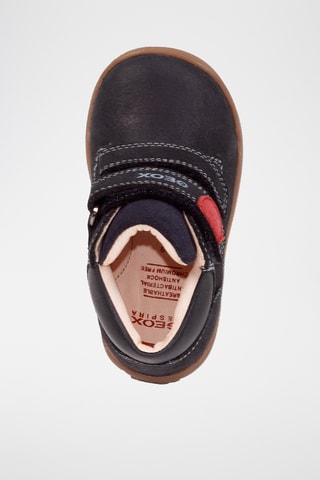 Bottines en cuir Macchia - Bleu marine