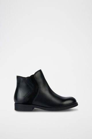 Bottines en cuir Agata - Noir