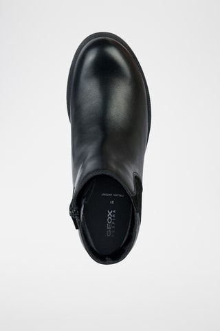 Bottines en cuir Agata - Noir