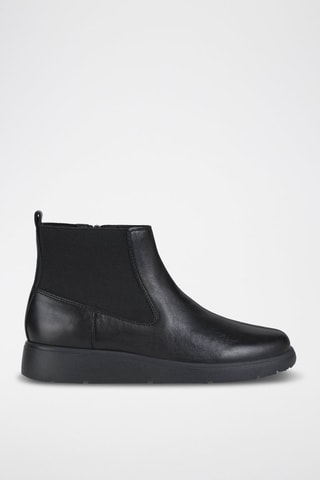 Bottines en cuir nappa Arlara - Noir