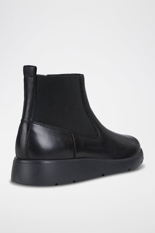 Bottines en cuir nappa Arlara - Noir