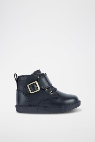 Bottines en cuir nappa Hynde - Noir