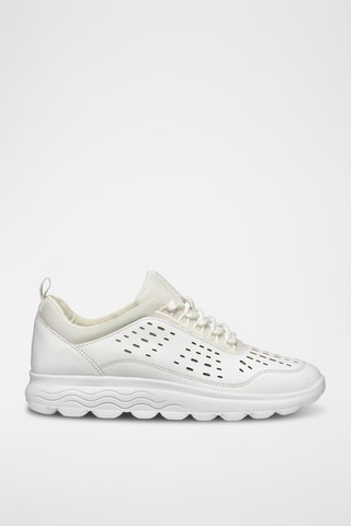 Baskets en cuir de veau nappa Spherica - Blanc