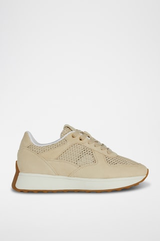 Baskets en nubuck Amabel - Beige