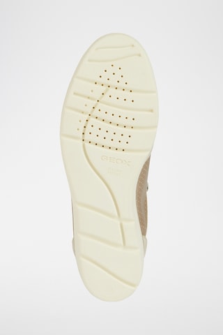 Baskets compensées en cuir de veau nubuck Calzature - Doré rose et beige clair