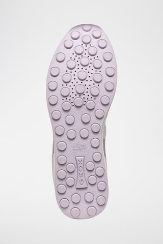 Baskets en nubuck - Blanc et rose clair