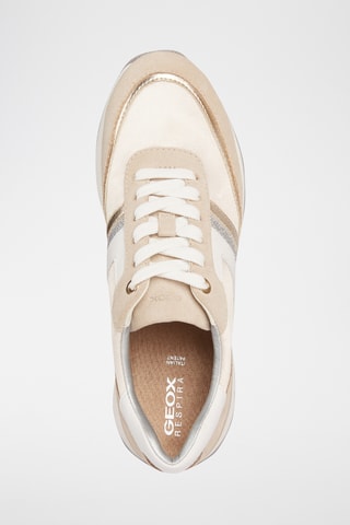 Baskets en cuir Calzature - Doré et taupe