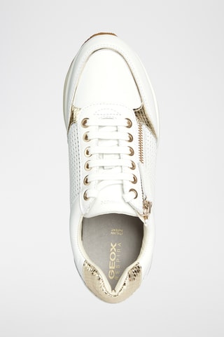 Baskets plateformes en cuir Kency - Blanc