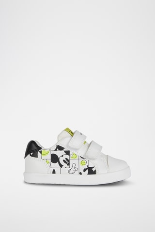 Baskets Mickey Disney - Blanc et jaune