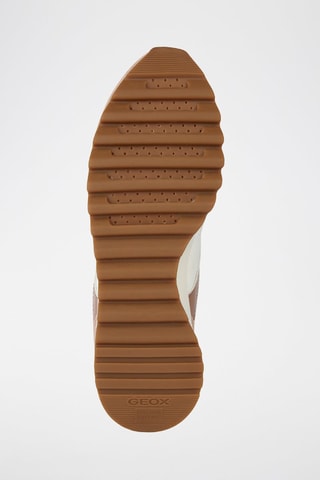 Baskets en cuir Tabelya - Saumon et blanc