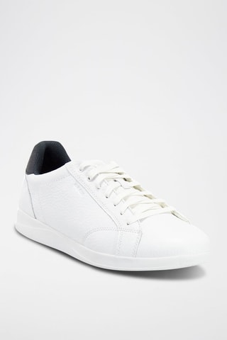 Baskets en cuir Kennet Blanc et bleu nuit