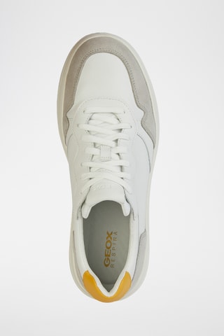 Baskets en cuir Calzature - Blanc et gris