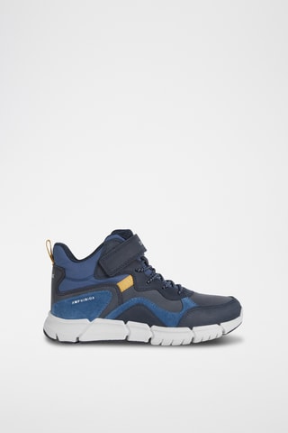 Baskets montantes en nubuck Flexyper - Bleu
