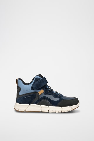 Baskets montantes en nubuck Flexyper - Bleu