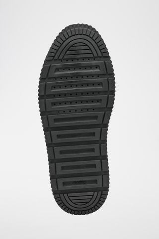 Baskets plateformes en cuir Graisy - Noir