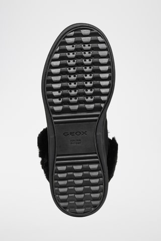 Baskets fourrées en cuir de veau Dalyla - Noir