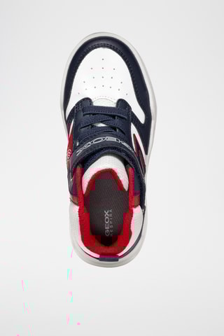 Baskets montantes Buzzerlight - Blanc et bleu marine