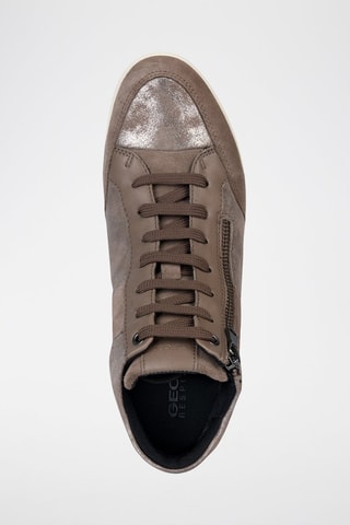 Baskets montantes en nubuck Myria - Taupe