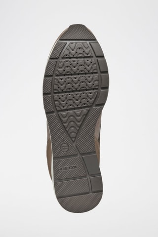 Baskets compensées en cuir Zosma - Marron