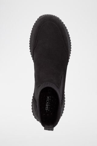 Baskets-chaussettes en nubuck Noovea - Noir