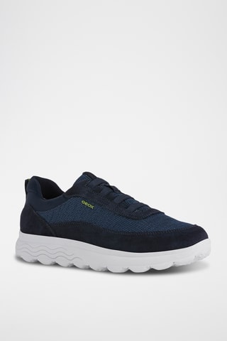 Baskets en nubuck Spherica - Bleu marine