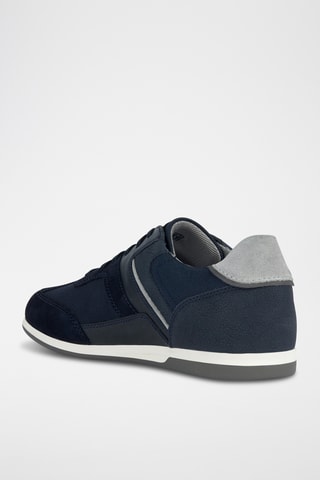 Baskets en cuir Renan - Bleu marine