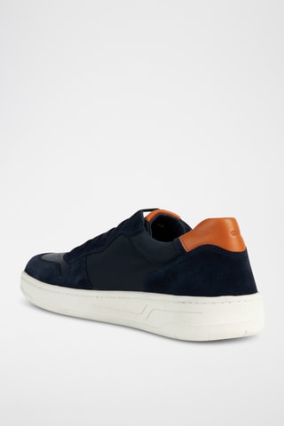 Baskets en cuir Magnete - Bleu marine