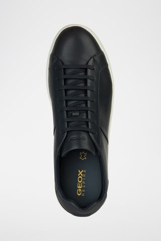 Baskets en cuir Regio - Bleu marine