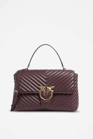 Bolso de piel ovina Love Lady - Marrón