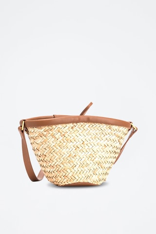 Bandolera de piel - Marrón