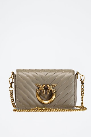 Bandolera de piel ovina - Topo