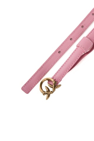 Cinturón de piel Piccio - Rosa
