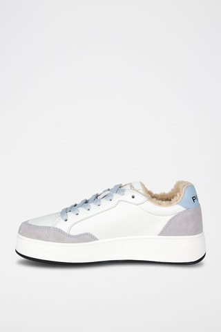 Zapatillas de piel Bondy 2.0 - Blanco y gris