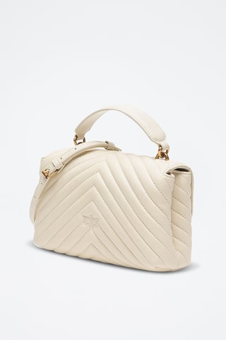 Bolso de piel napa Love Lady - Beige