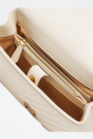 Bolso de piel napa Love Lady - Beige