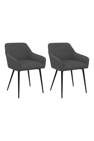 2 sillas Jenny - Gris oscuro