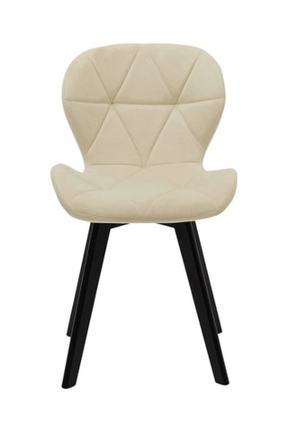 2 sillas de madera y caucho Daisy - 50 x 79 x 47,5 cm