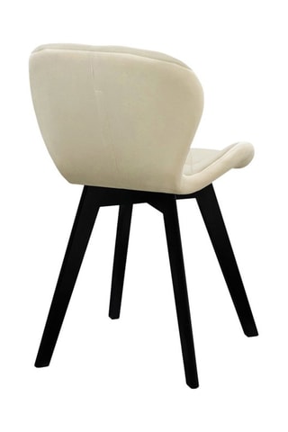 2 sillas de madera y caucho Daisy - 50 x 79 x 47,5 cm