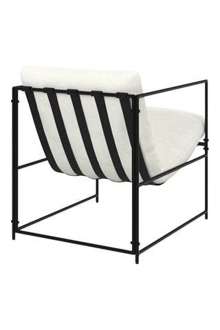 Sillón Penelope - Blanco y negro