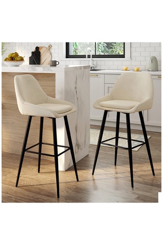 2 taburetes Olivia - 44 x 92 x 46 cm