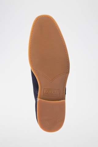 Stringate in pelle scamosciata Pullman  - Beige e blu