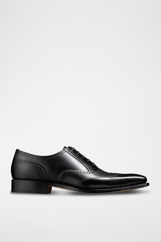 Oxford in pelle di vitello Johnny  - Nero