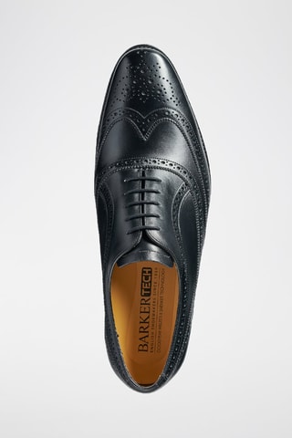 Oxford in pelle di vitello Turing  - Nero