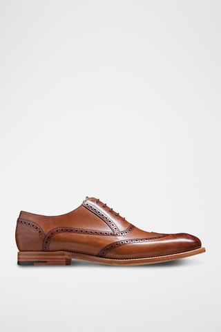Oxford in pelle Valiant  - Marrone